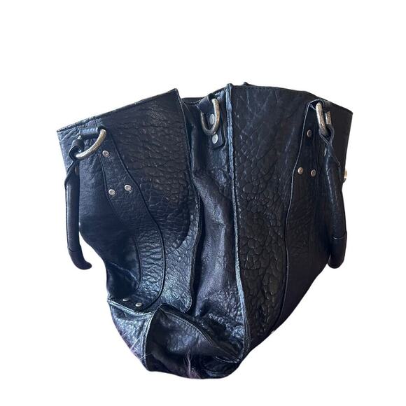 WILL leather goods leather black tote bag - Picture 6 of 14